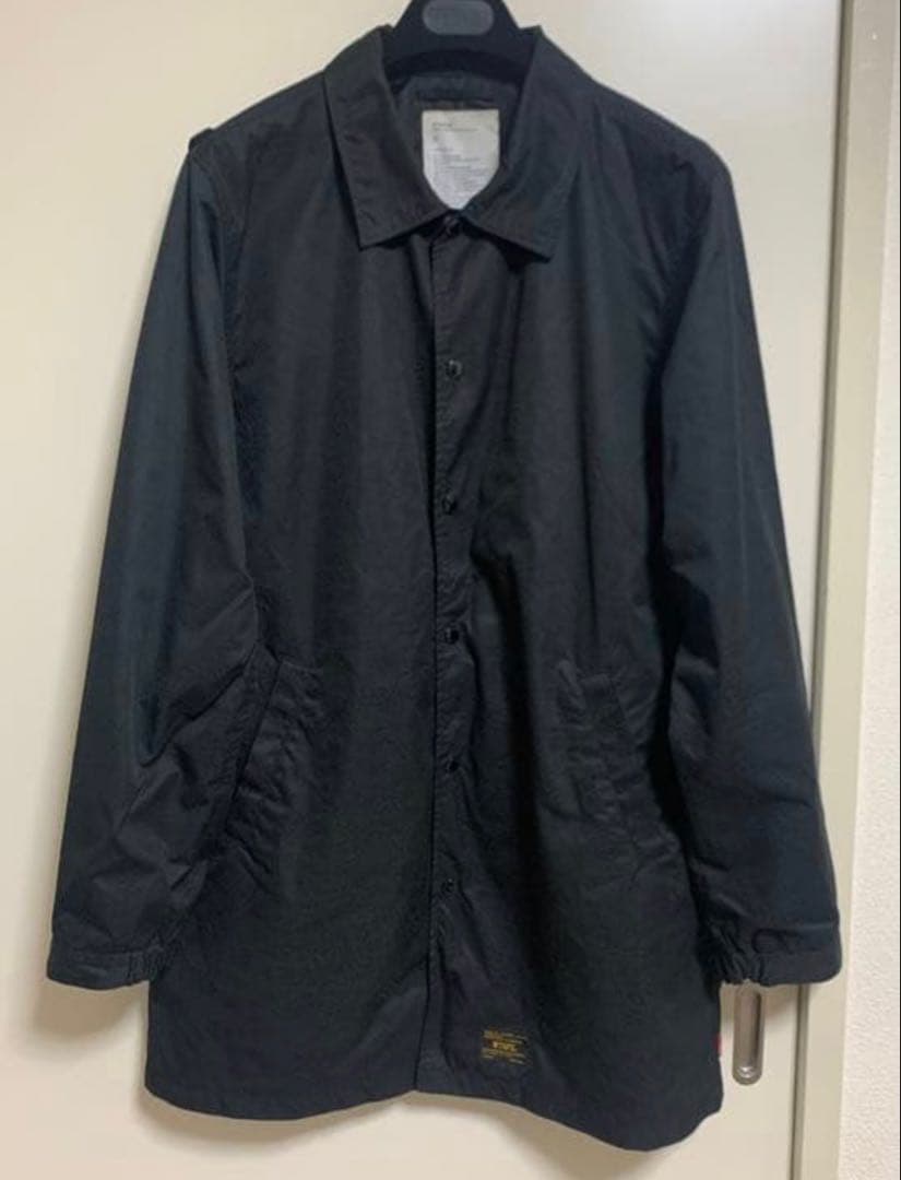 WTAPS ペイズリー柄 ロングコーチジャケット