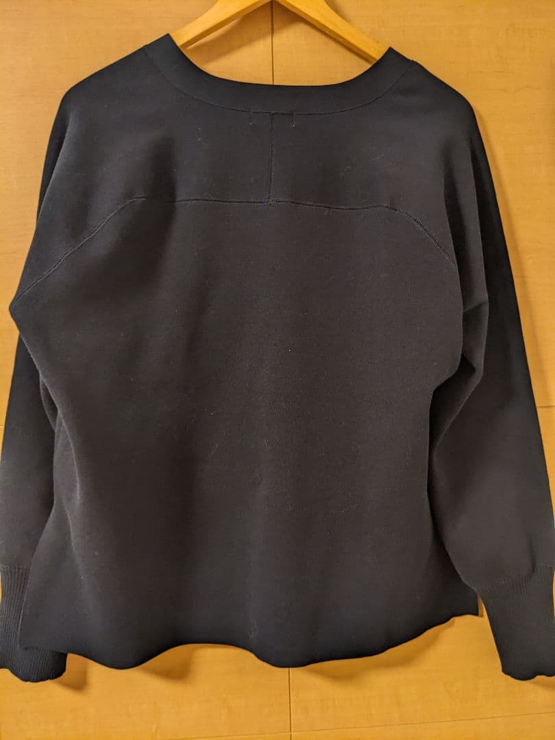 新品タグ付き　IENA　ファインコットンスムースVネックカーディガン