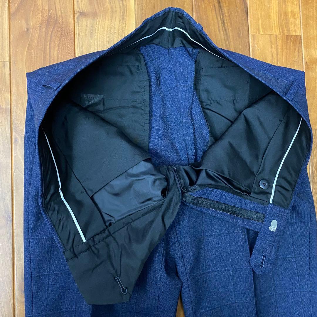 美品　スーツセレクト　3ピース　ジャケット　パンツ　ジレ　上下　セットアップ