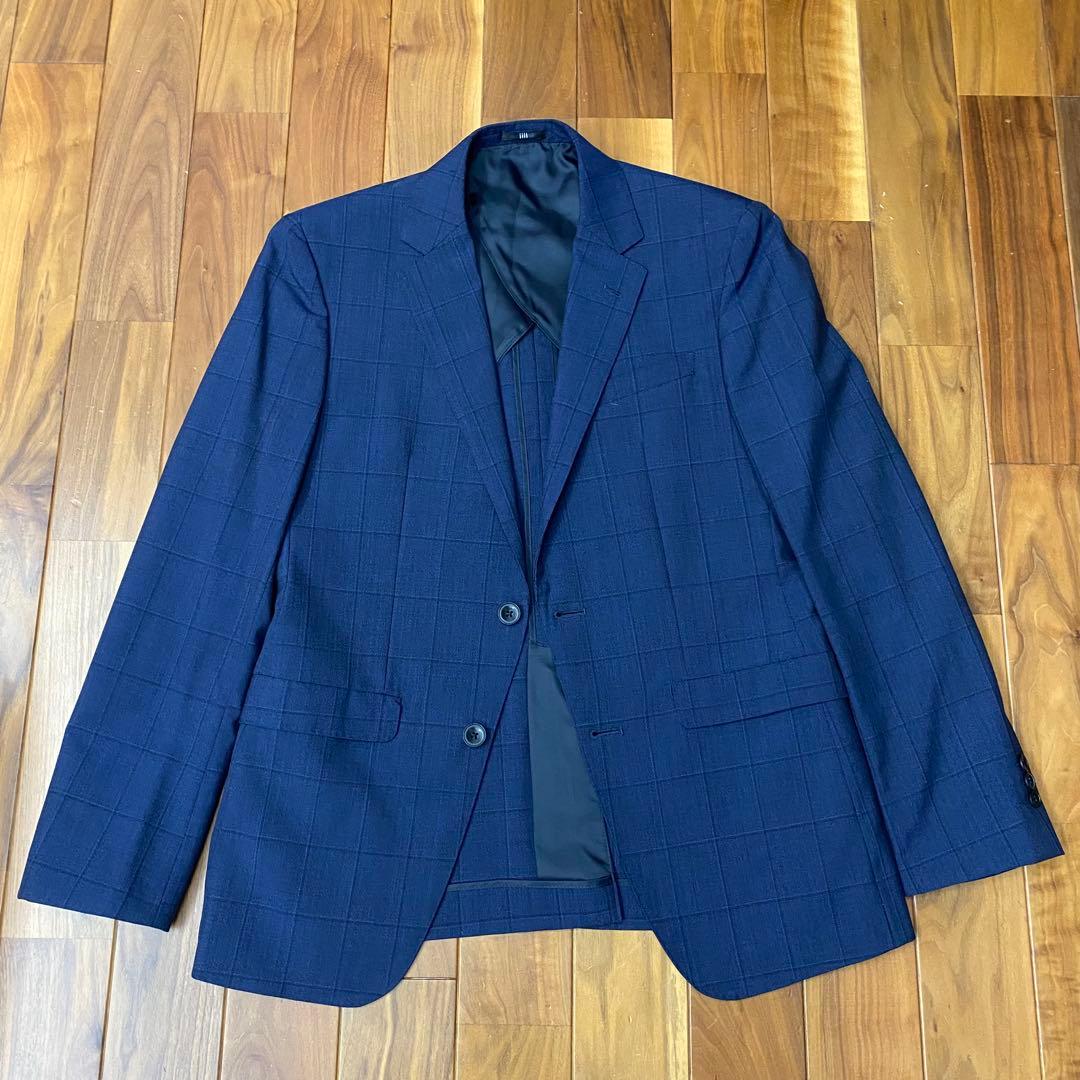 美品　スーツセレクト　3ピース　ジャケット　パンツ　ジレ　上下　セットアップ