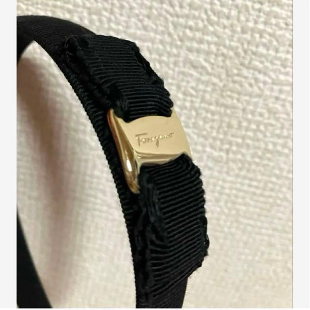 【極美品】Salvatore Ferragamo ヴァラリボンカチューシャ
