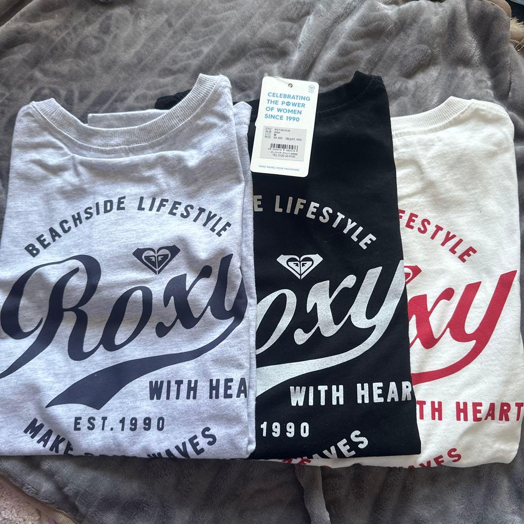 ロキシー半袖カットソー　3枚セット