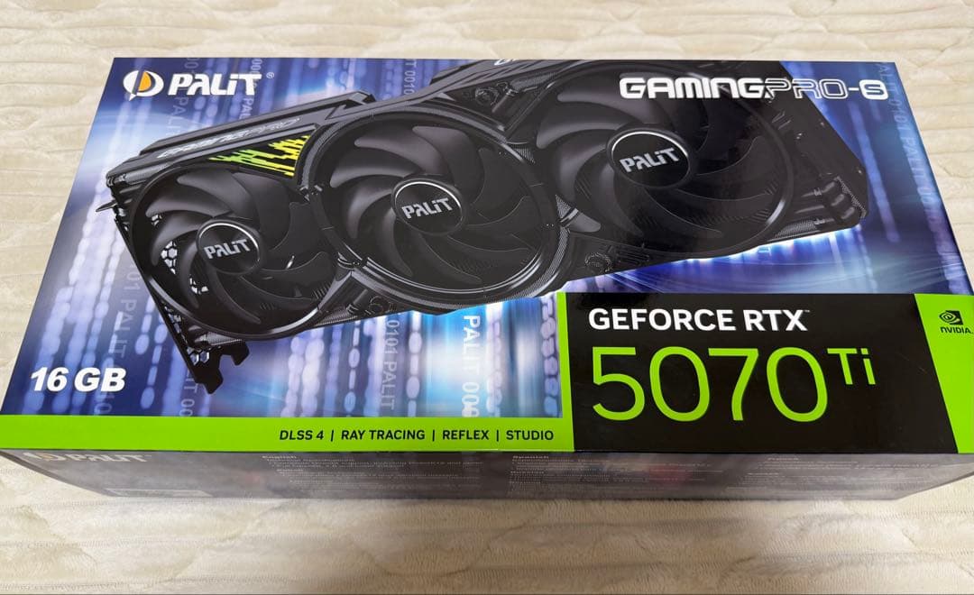 （美品）PALIT GEFORCE RTX 5070Ti 16GB
