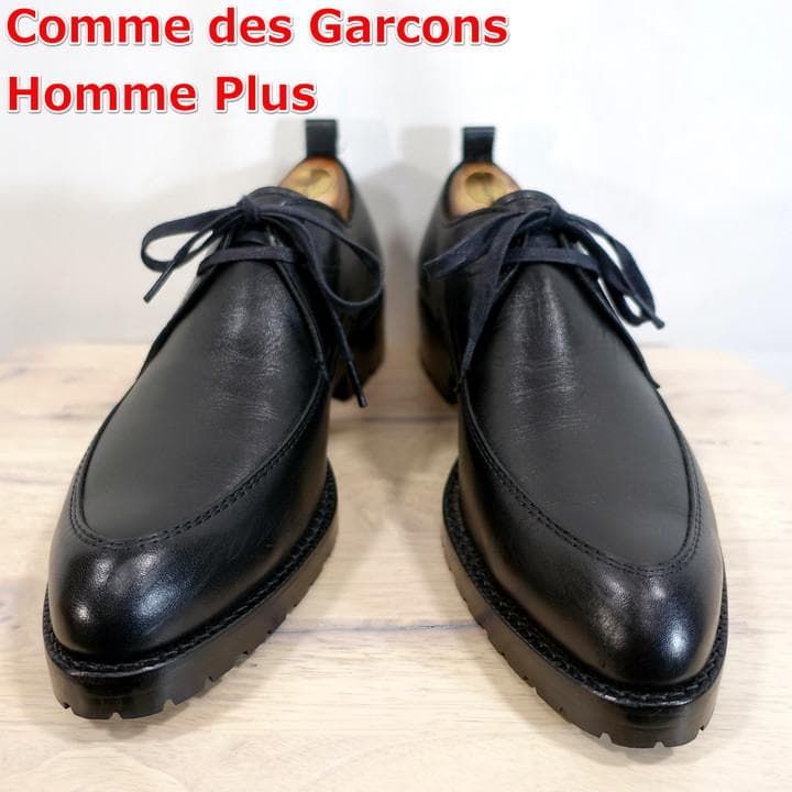 ●良品●コムデギャルソンオムプリュス　ロングノーズ　Ｕチップシューズ