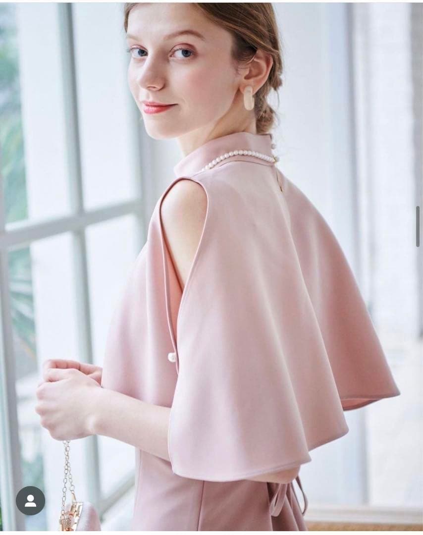 アンドクチュール♡ ケープレイヤードドレス