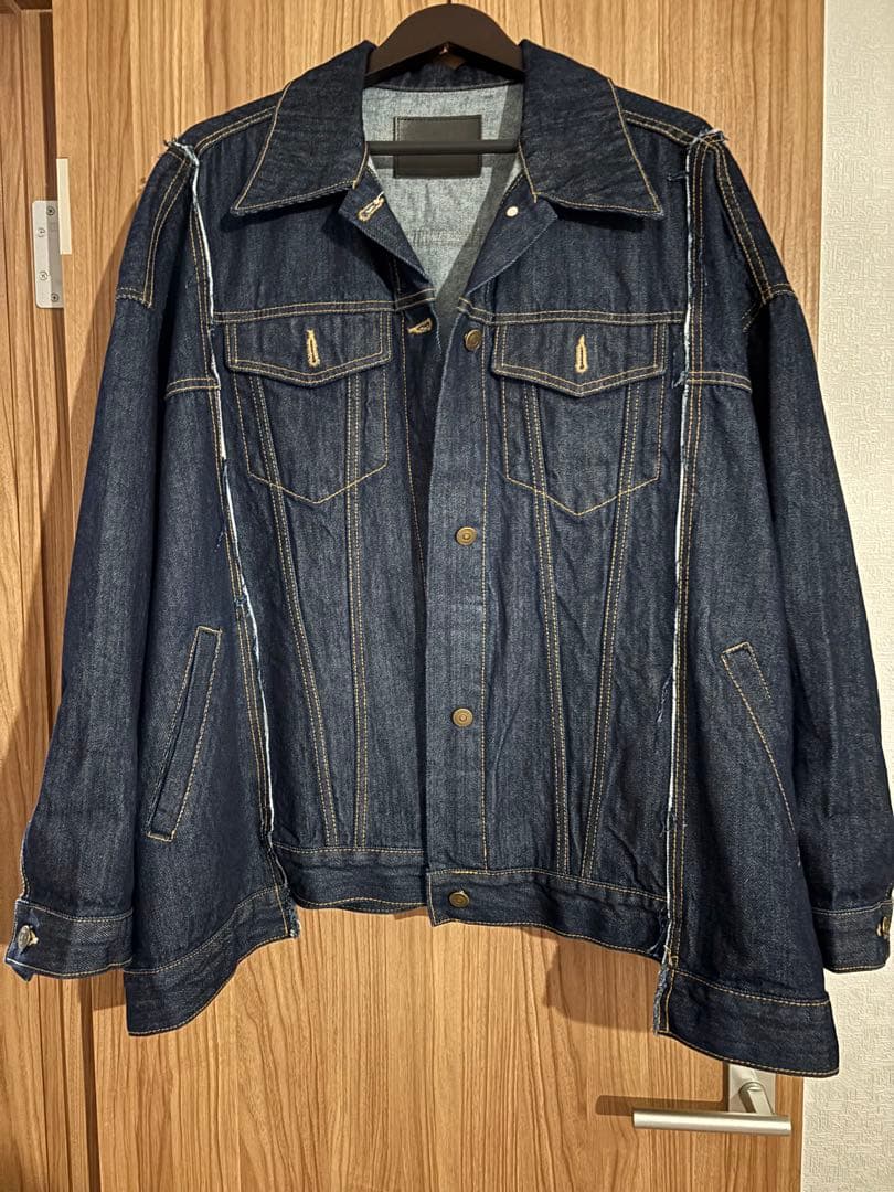 unisexオーバーシルエットデニムジャケット