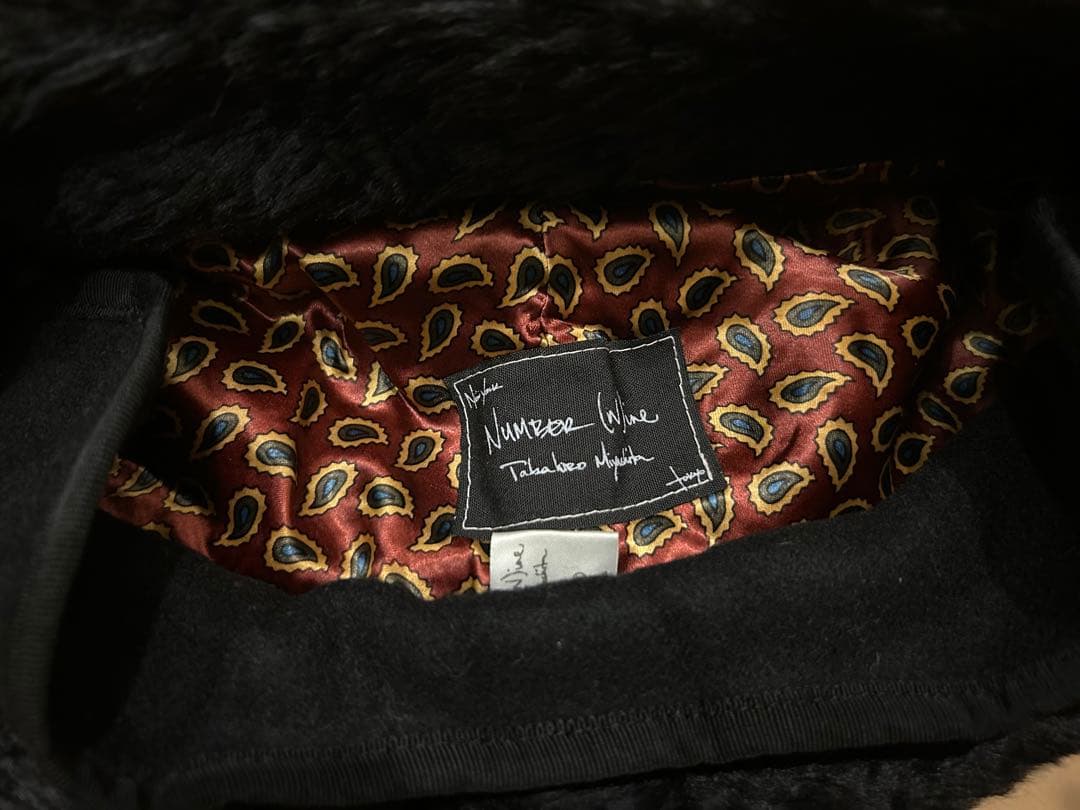 NUMBER (N)INE 03AW カート期 Mohair Cap 本人期