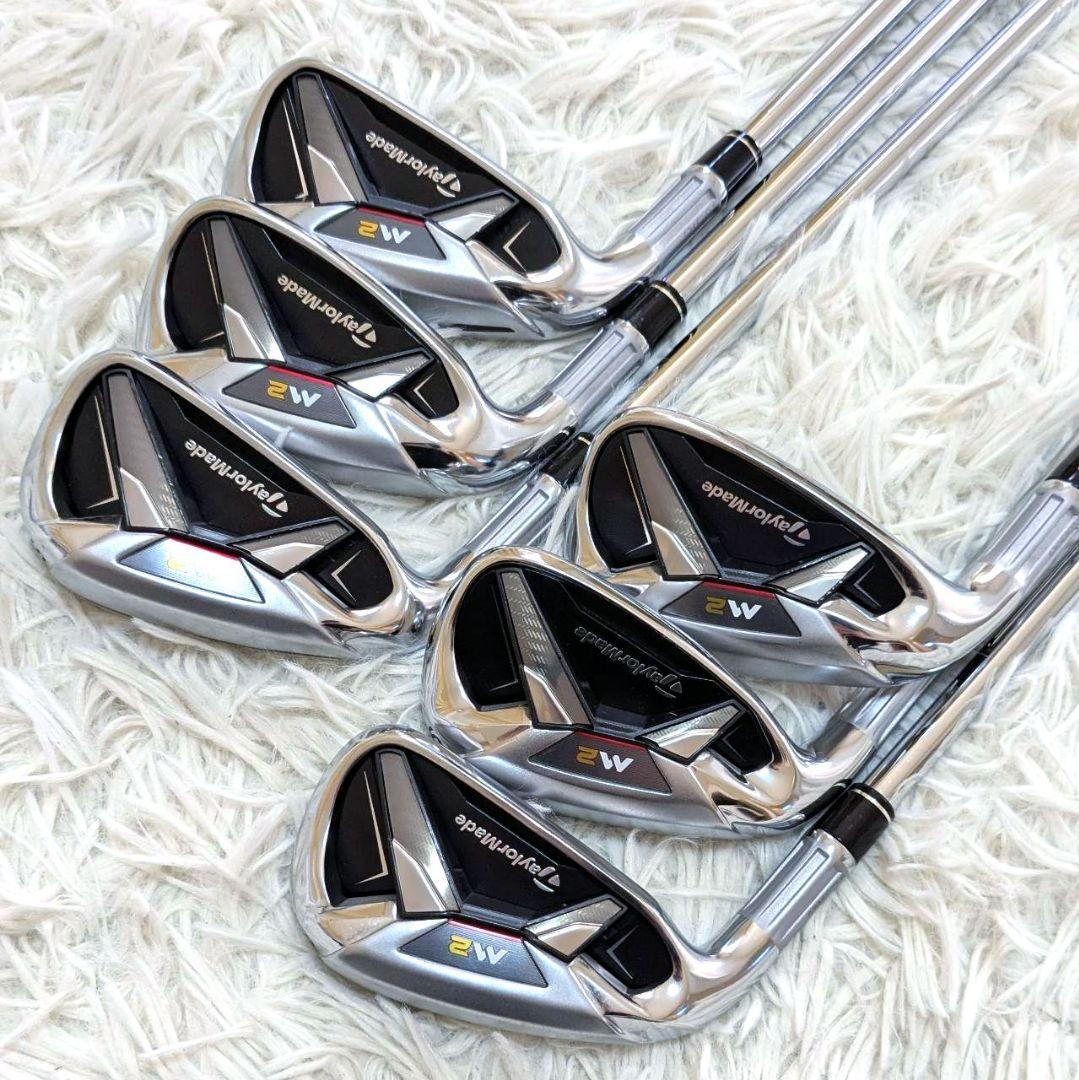 ✨美品✨ 左利き レフティ テーラーメイド M2 メンズアイアン 6本セット S