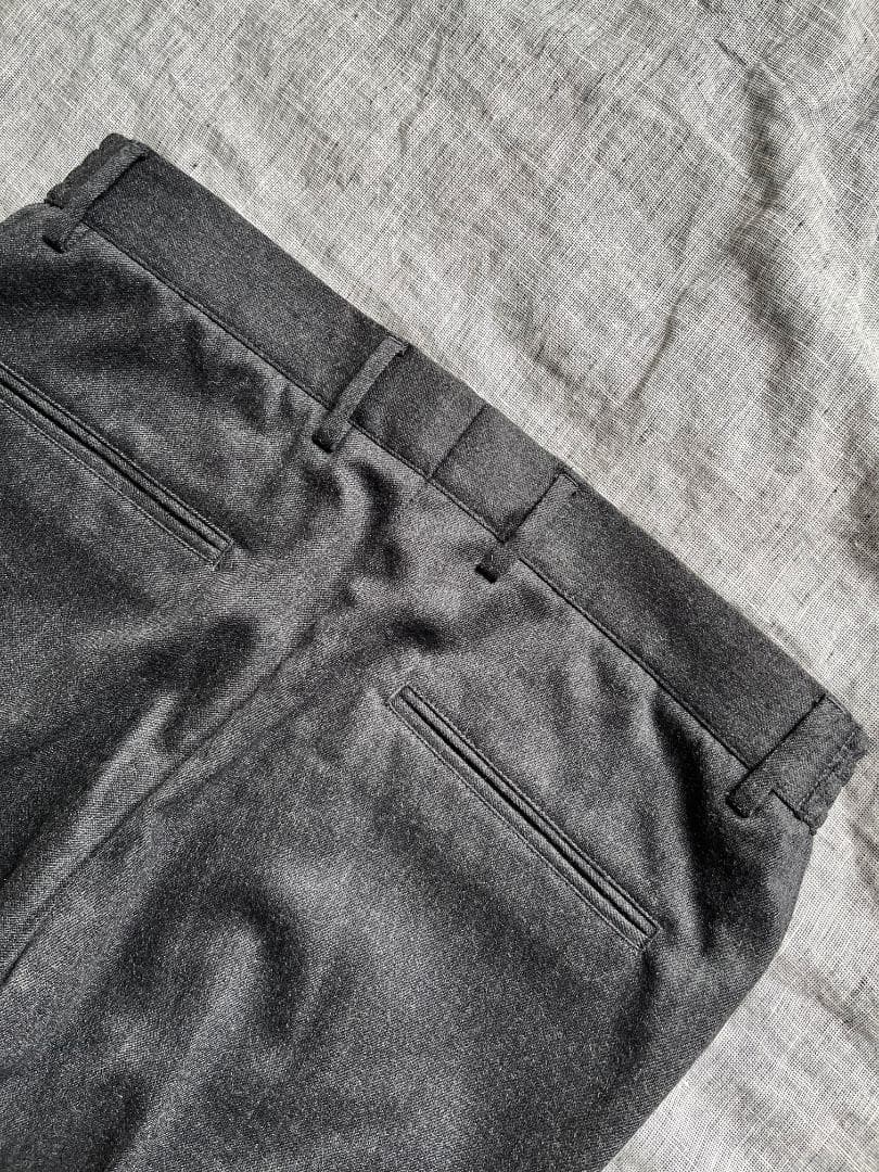 giabsarchivio MASACCIO 永久クリース ウールパンツ