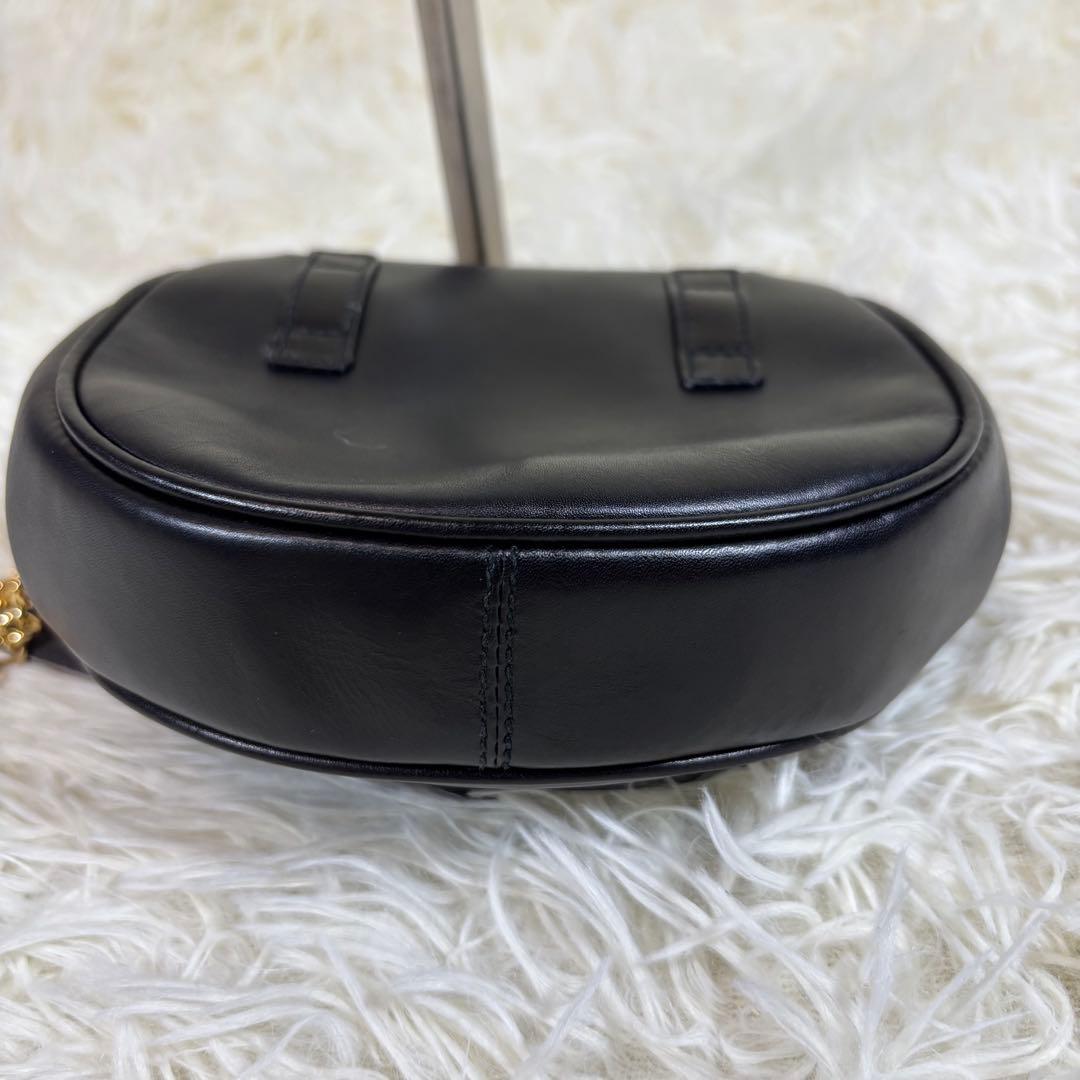 【美品✨】 フェラガモ ショルダーバッグ ヴァラリボン オールレザー