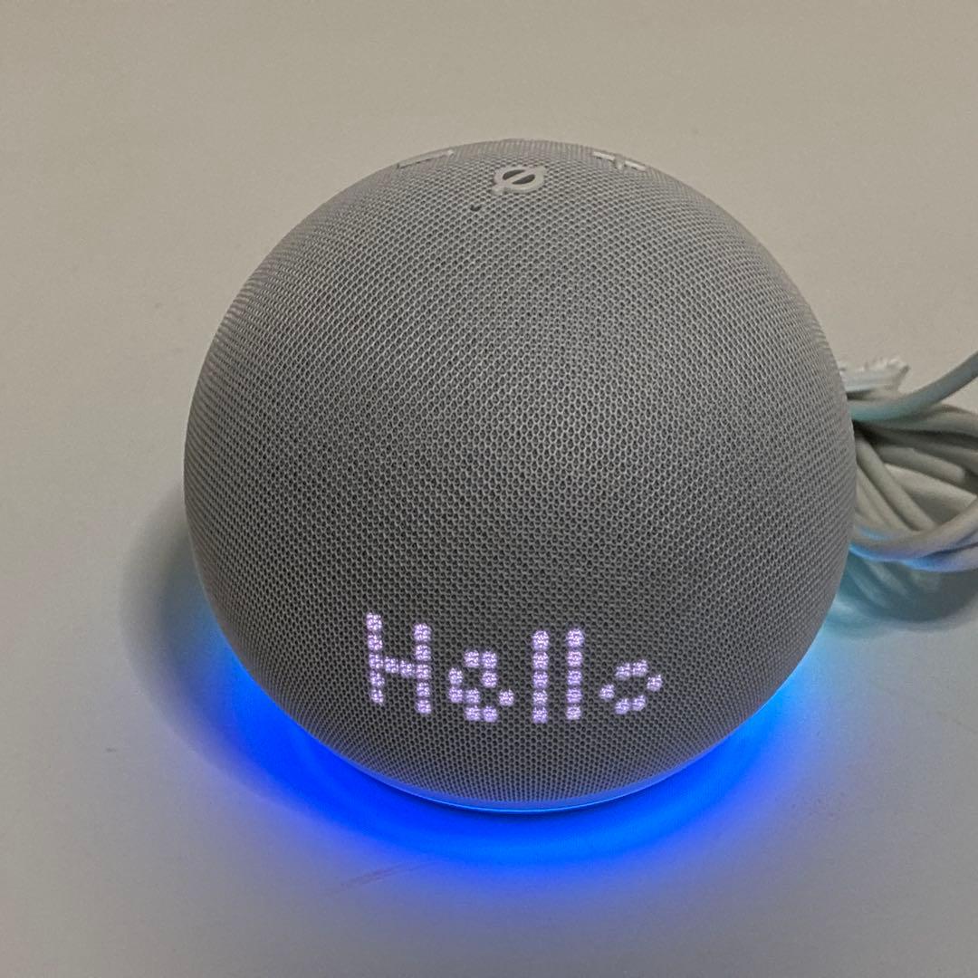 2個ペアEcho Dot with clock とEcho dot 第五世代