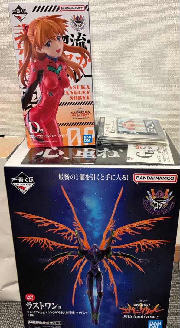 一番くじ　エヴァンゲリオン　ラストワン賞初号機　フィギュア+D賞 アスカ +ほか
