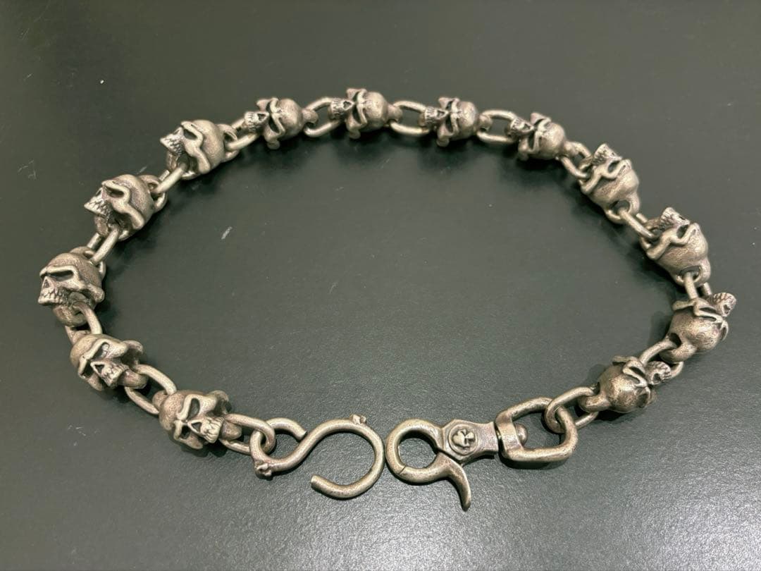 THIRTEEN DESIGNS サーティーンデザインズスカルウォレットチェーン