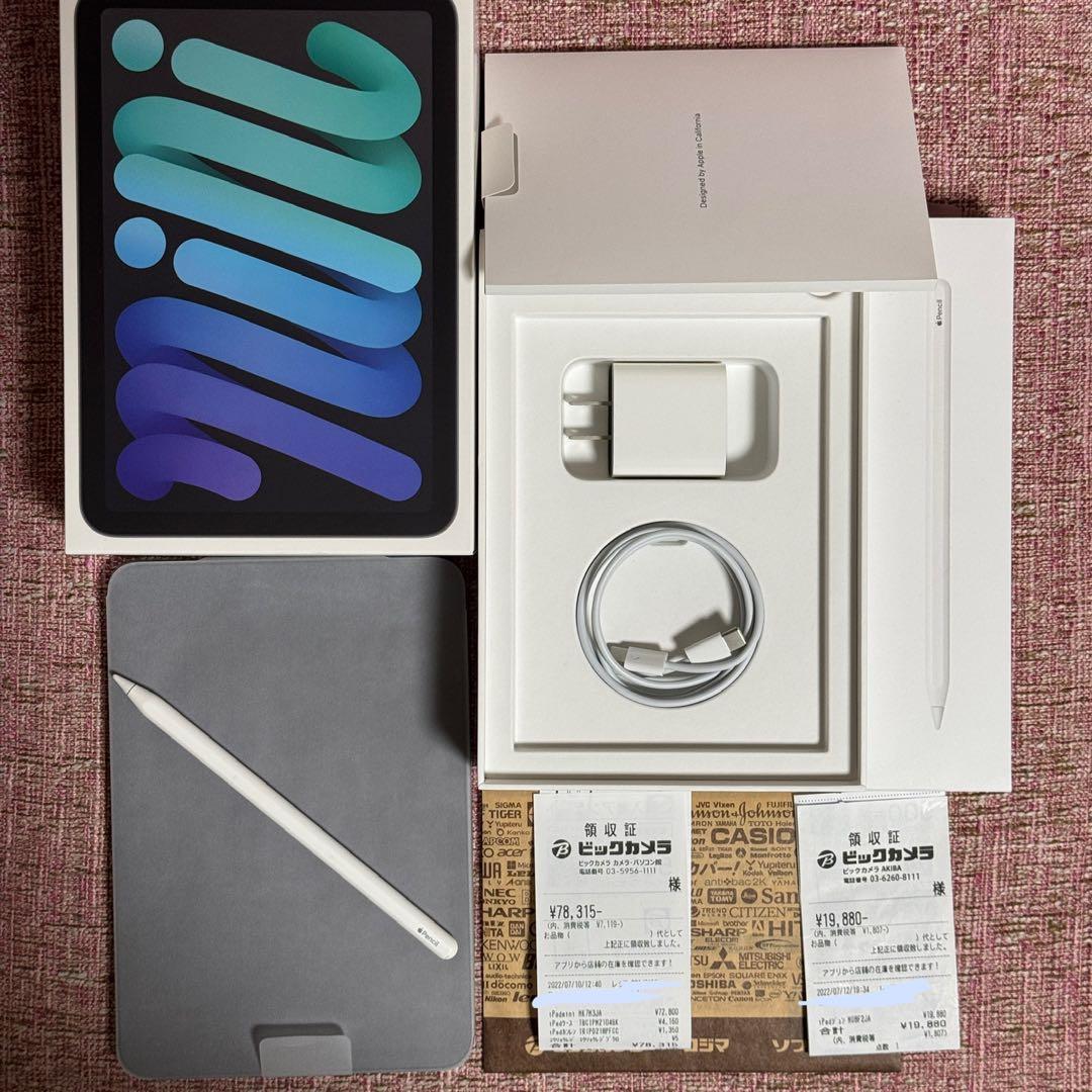 【花さん専用】iPad mini（第6世代）Apple Pencil キーボード