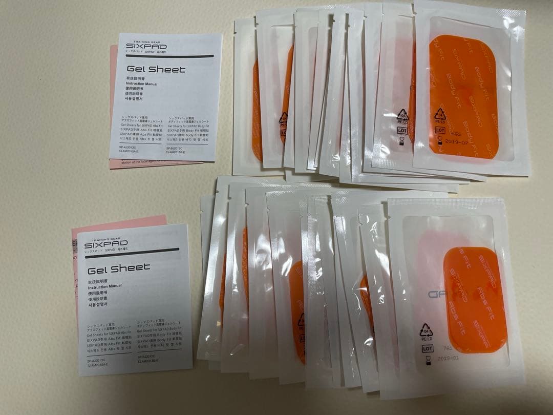 SIXPAD正規品エクササイズパッド　ジェルシートセット