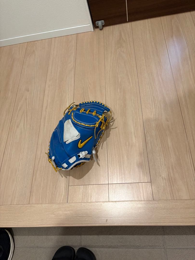 Nike 軟式グローブ 青/白/黄