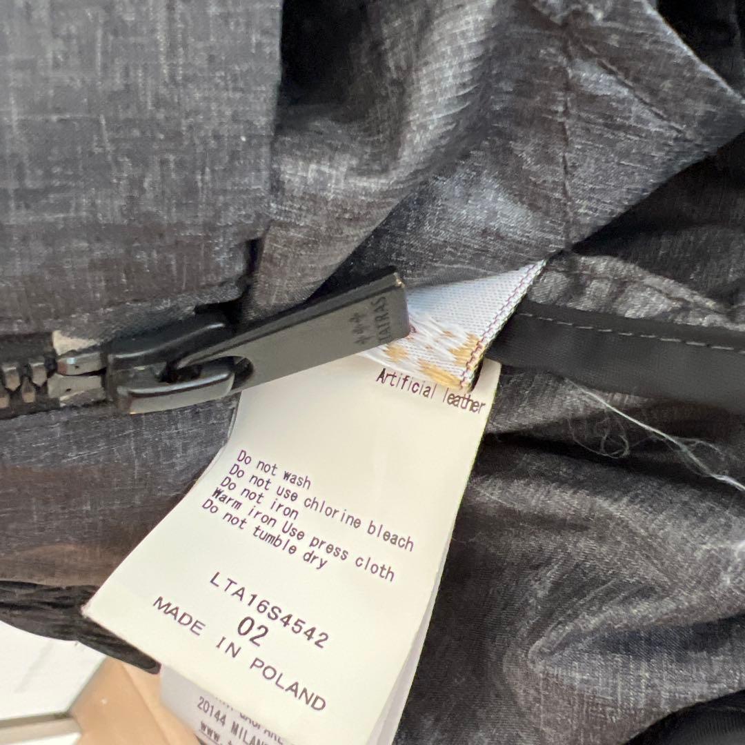 サイズ02 TATRAS フード付きジャケット ダークグレー