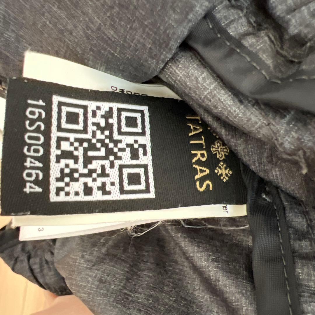 サイズ02 TATRAS フード付きジャケット ダークグレー