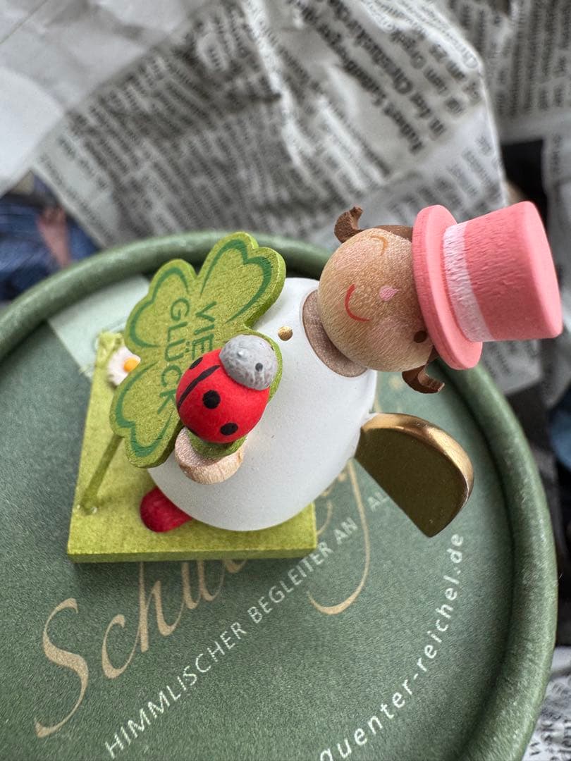 ギュンターライヒェル　てんとう虫　クローバー　天使