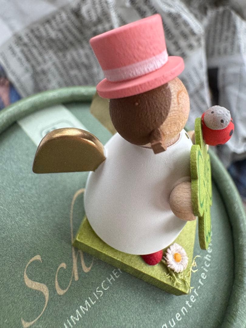 ギュンターライヒェル　てんとう虫　クローバー　天使