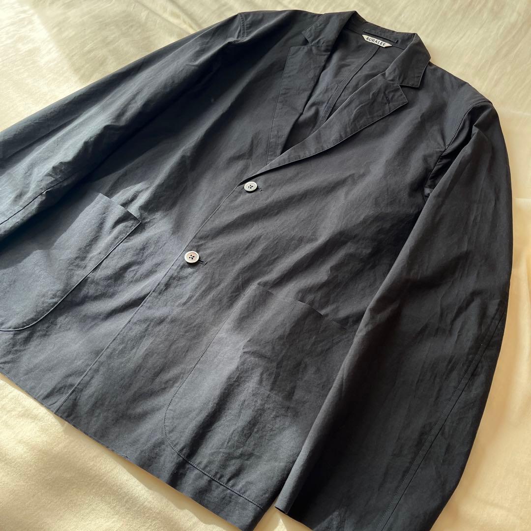 【AURALEE】BEAMS別注/フィンクスコットンライトウェイトジャケット