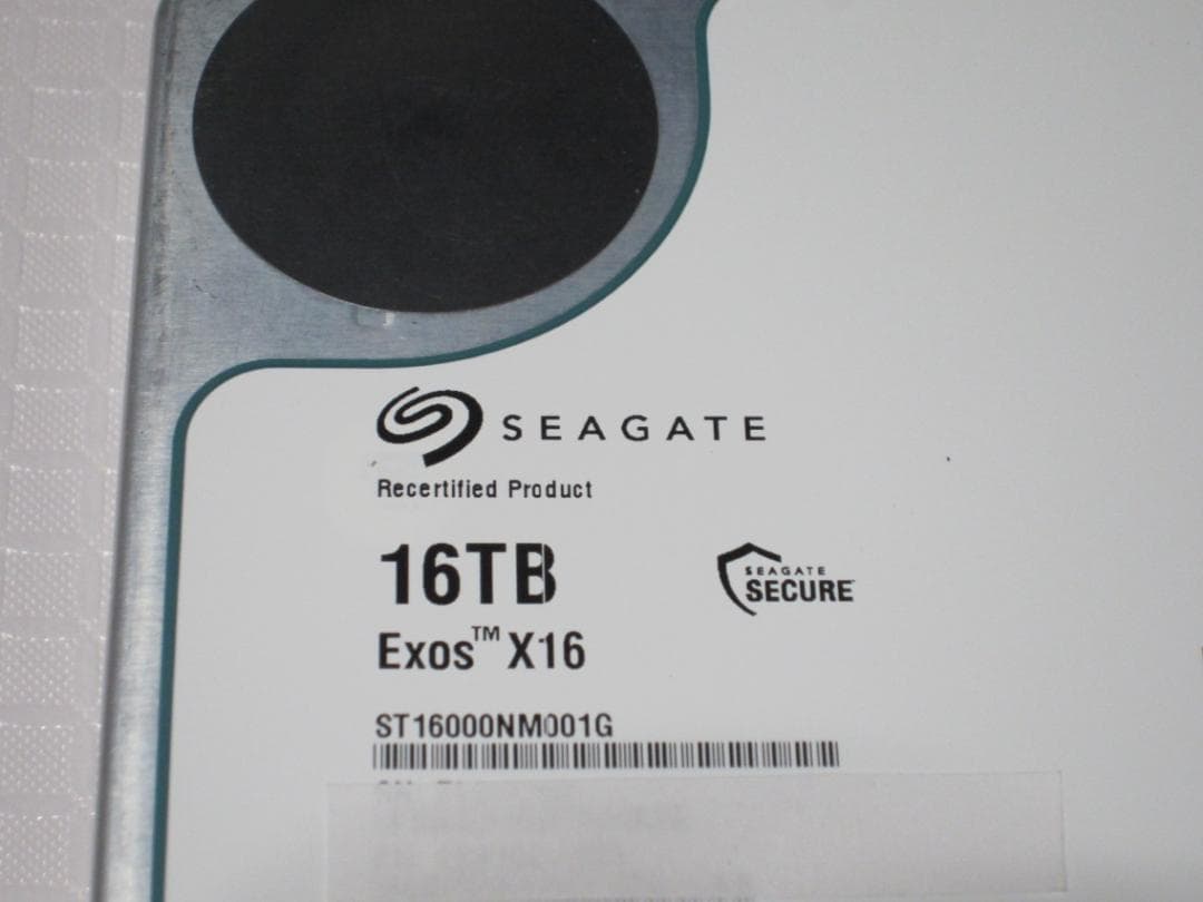 即日発送可 Seagate ST16000NM000G 16TBHDD ジャンク