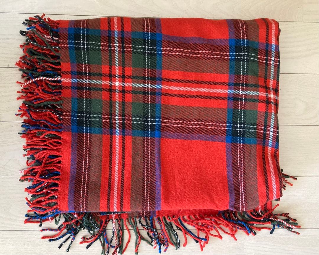 アンダーカバー undercover 大判チェックストール 新品未使用