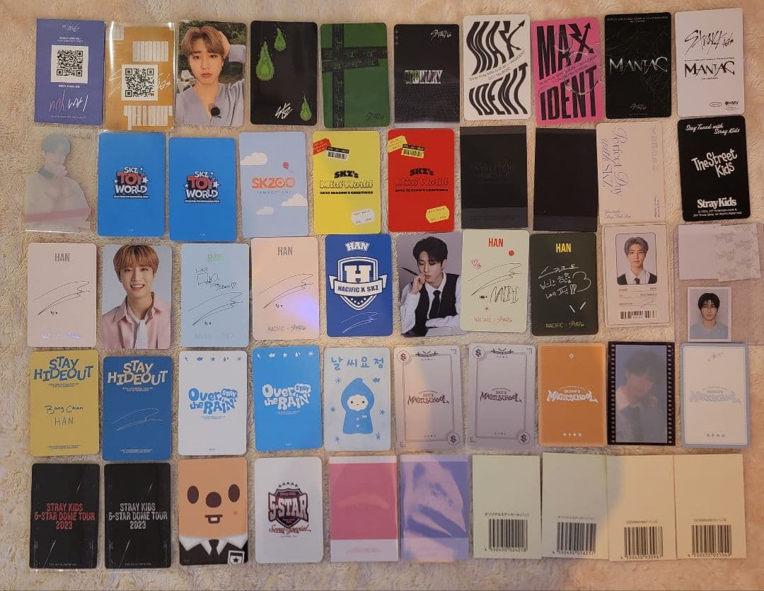 Straykids スキズ HAN ハン トレカ 封入 ステッカー まとめ