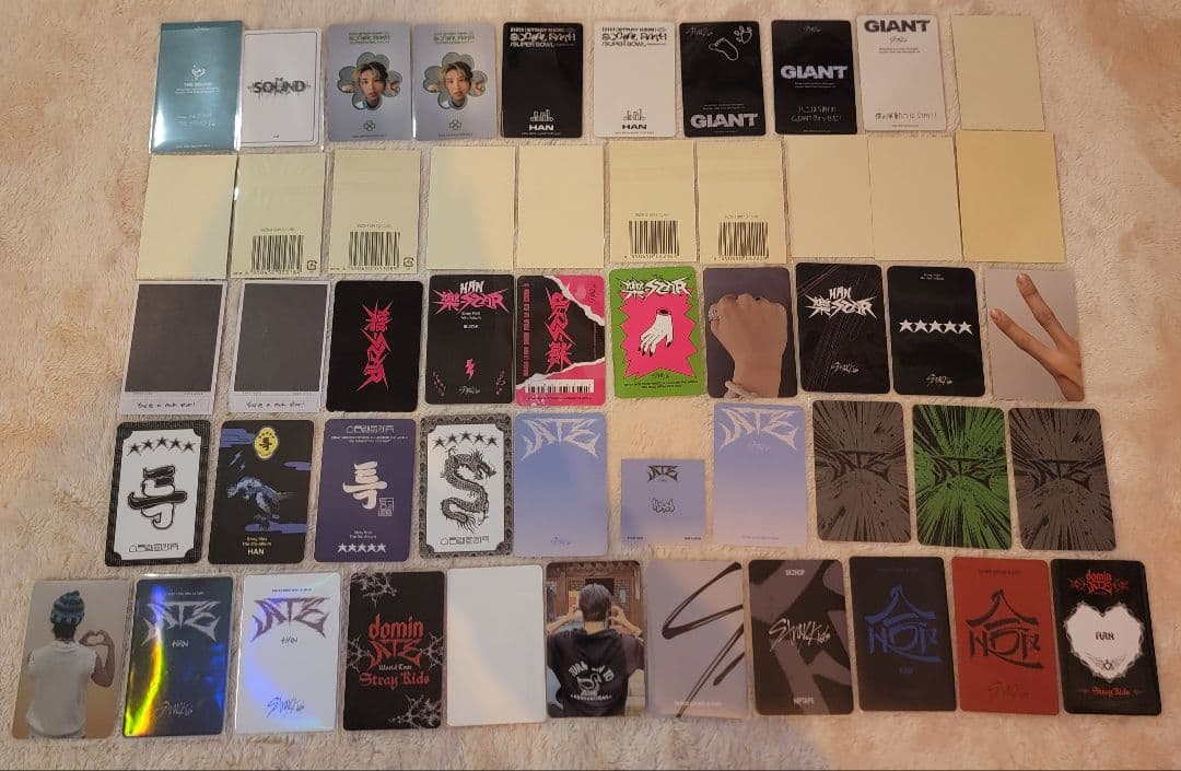 Straykids スキズ HAN ハン トレカ 封入 ステッカー まとめ