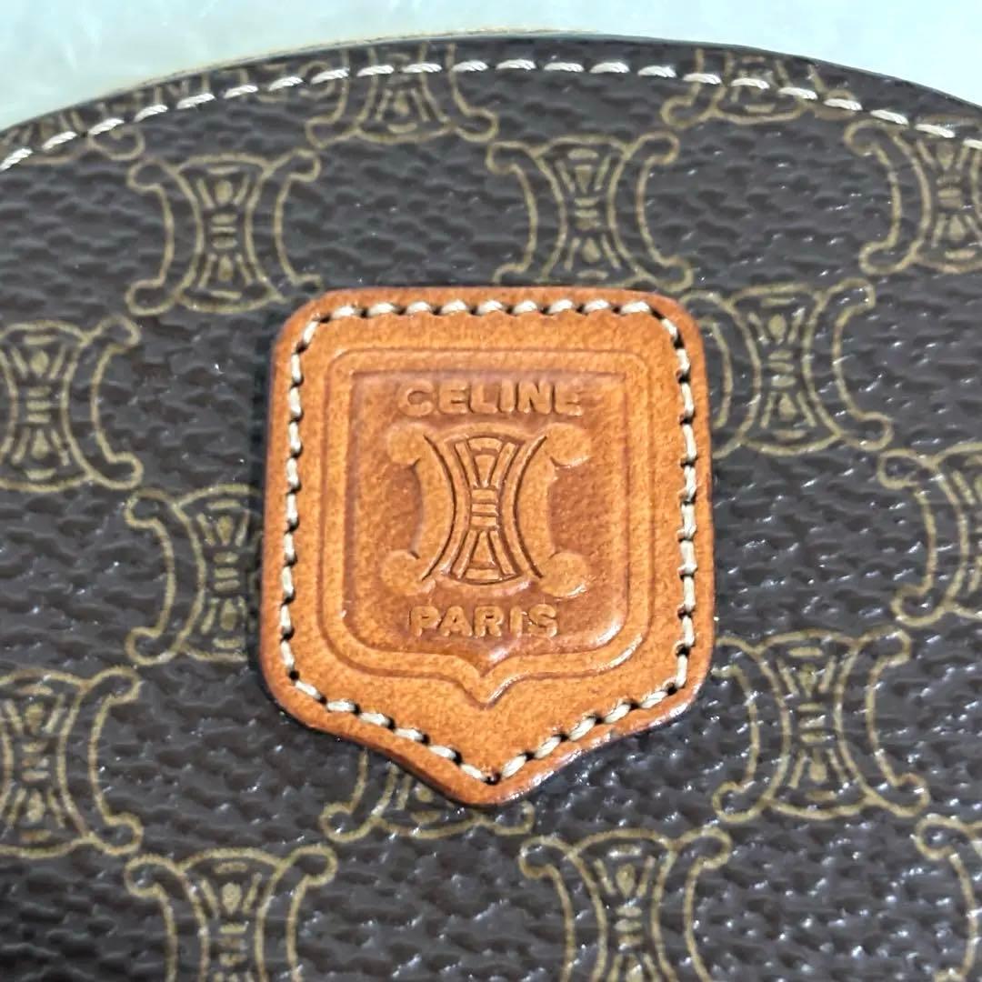 【美品】CELINE セリーヌ　マカダム　トリオンフ　ケース　小銭入れ