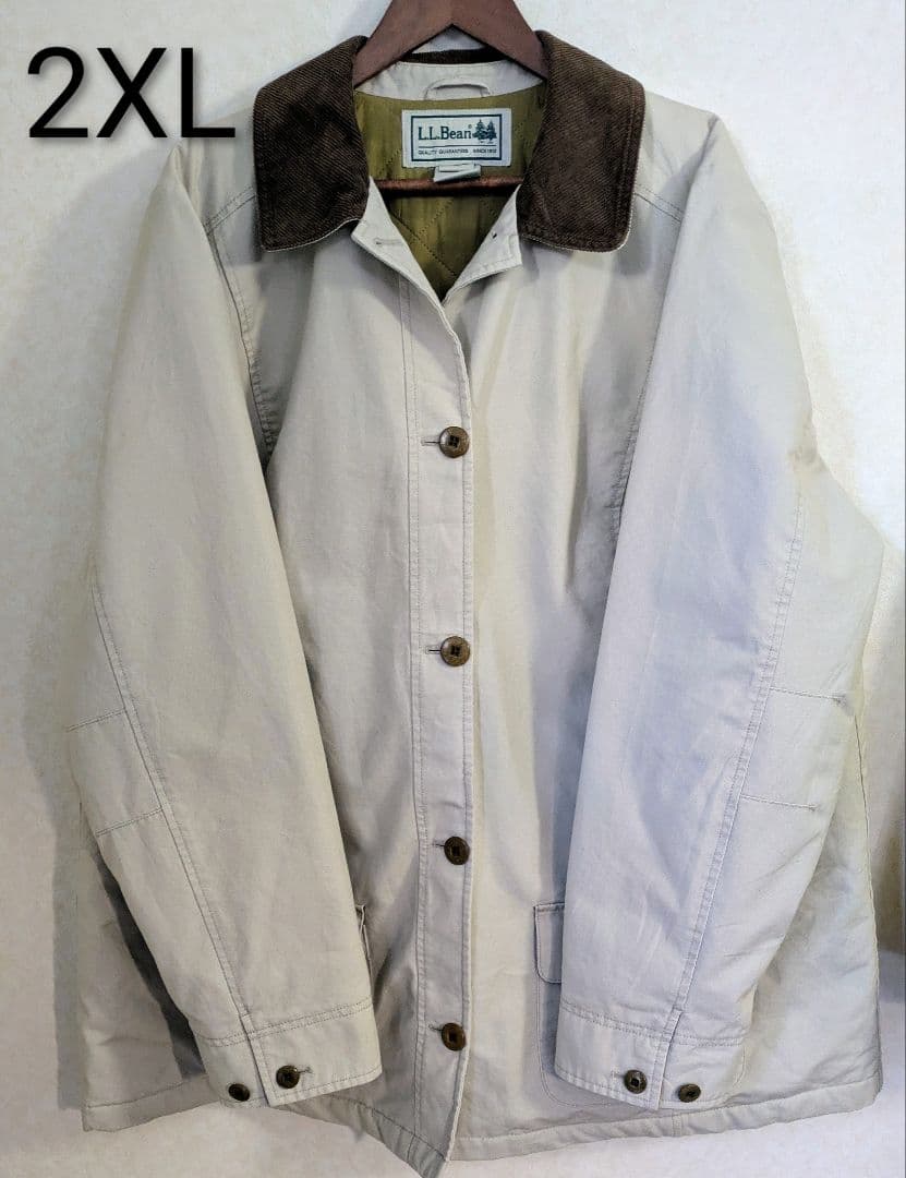 L.L.Beanエルエルビーン　中綿キルティングカバーオールジャケット