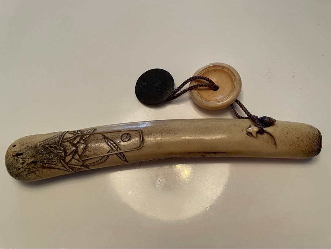 煙管入れ（角製） ご希望なら煙管のおまけ付き