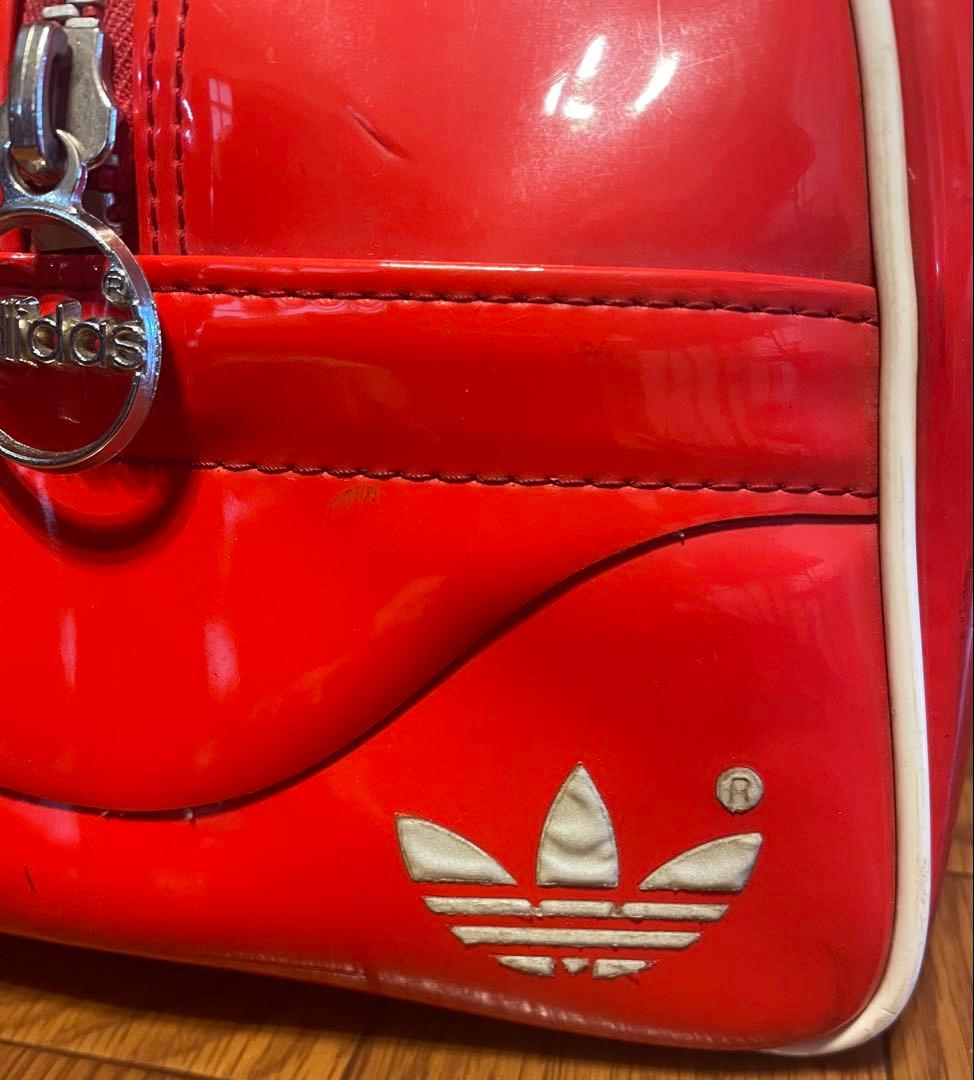 ガラス希少 80s adidasボストンバッグ　アディダス　トレフォイル