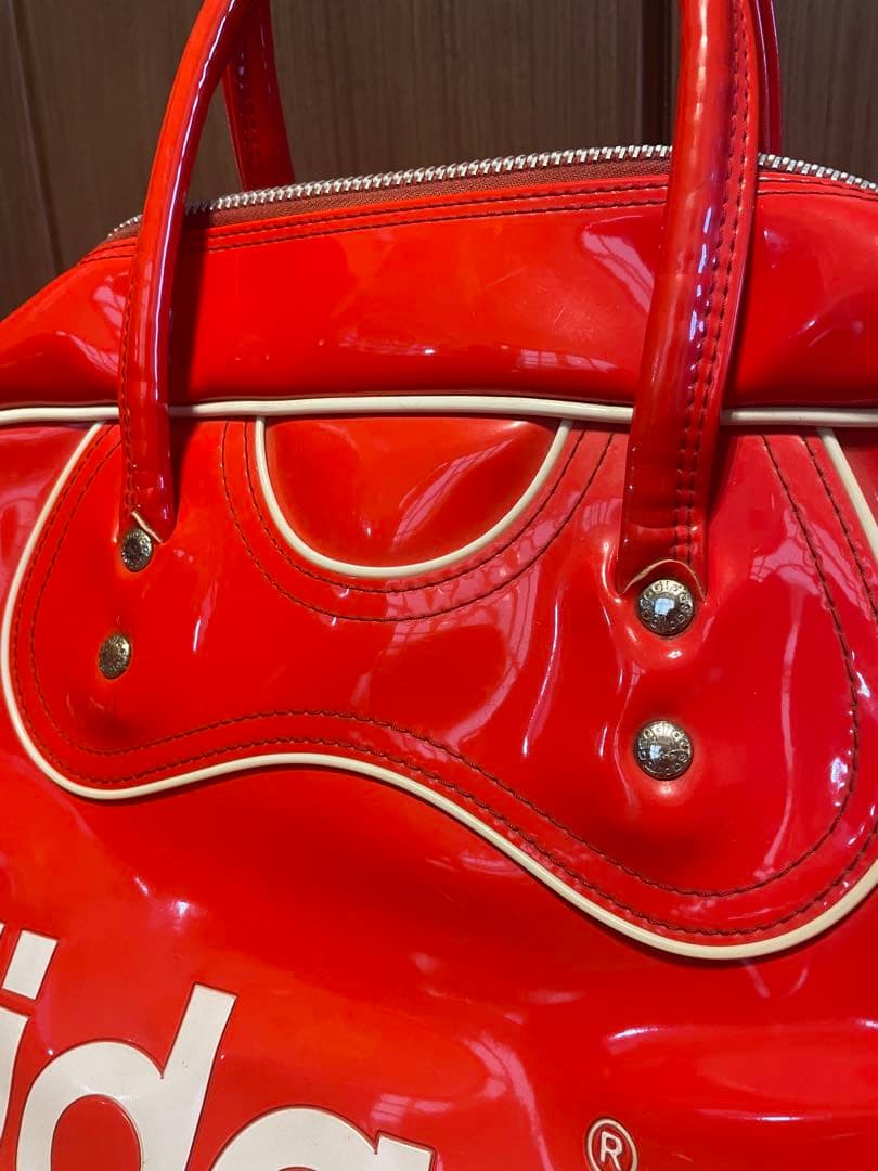 ガラス希少 80s adidasボストンバッグ　アディダス　トレフォイル