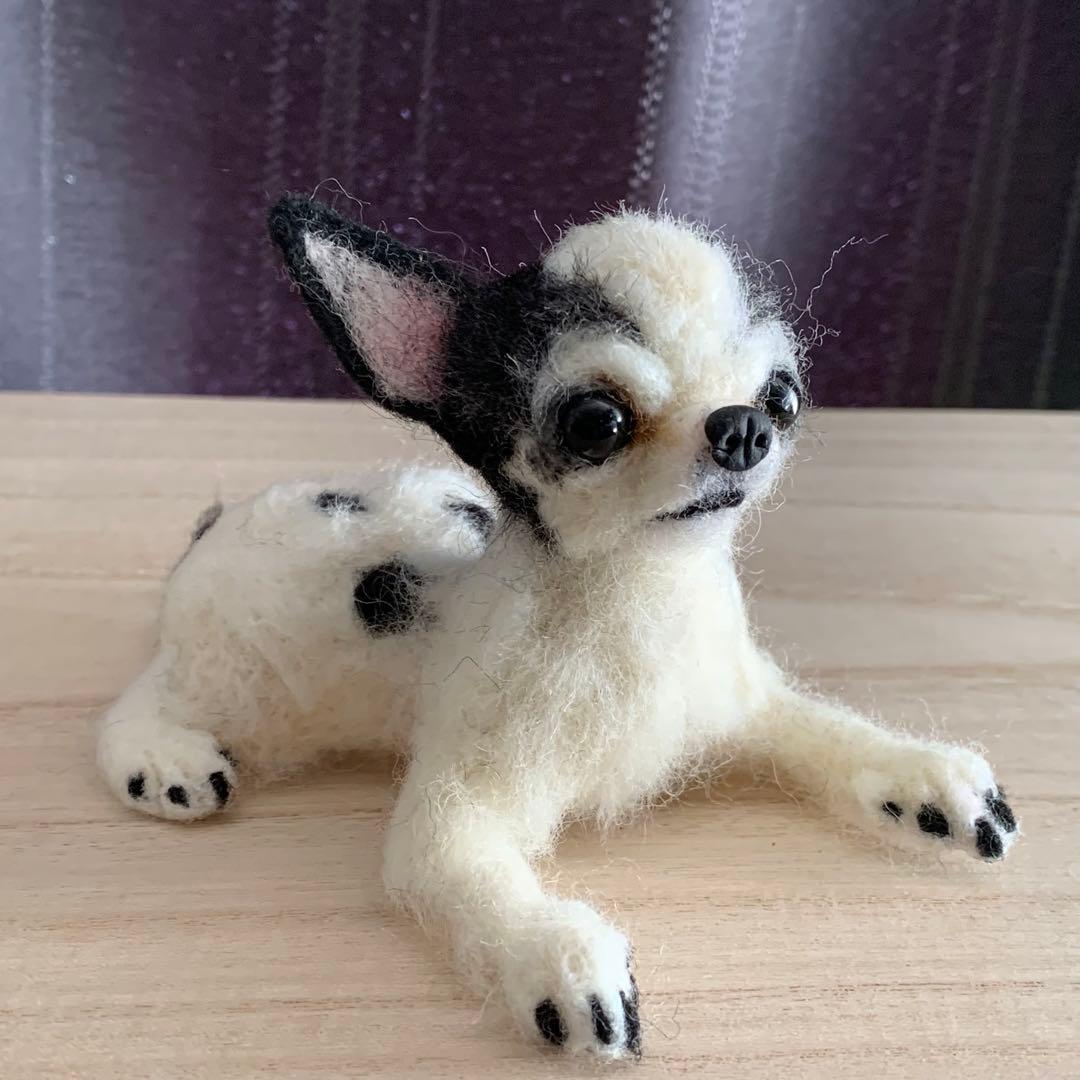 羊毛フェルト　チワワ　エリック様