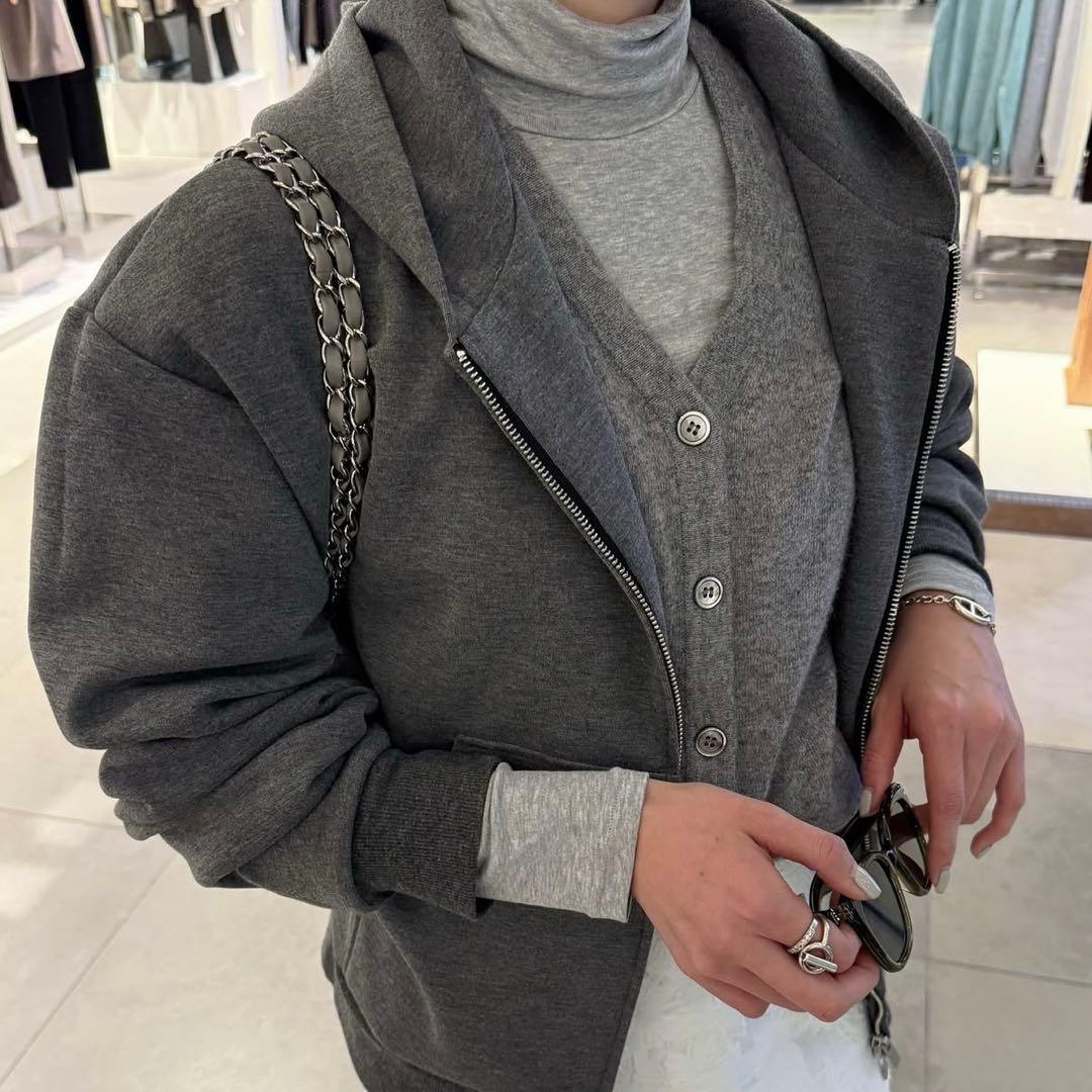 【新品未使用】YONFA ダブルジップパーカー