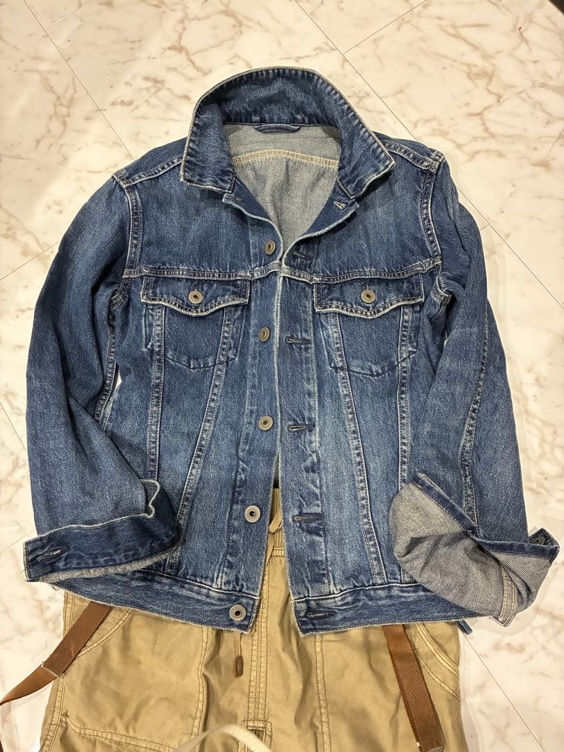 plage ダークブルー デニムジャケット