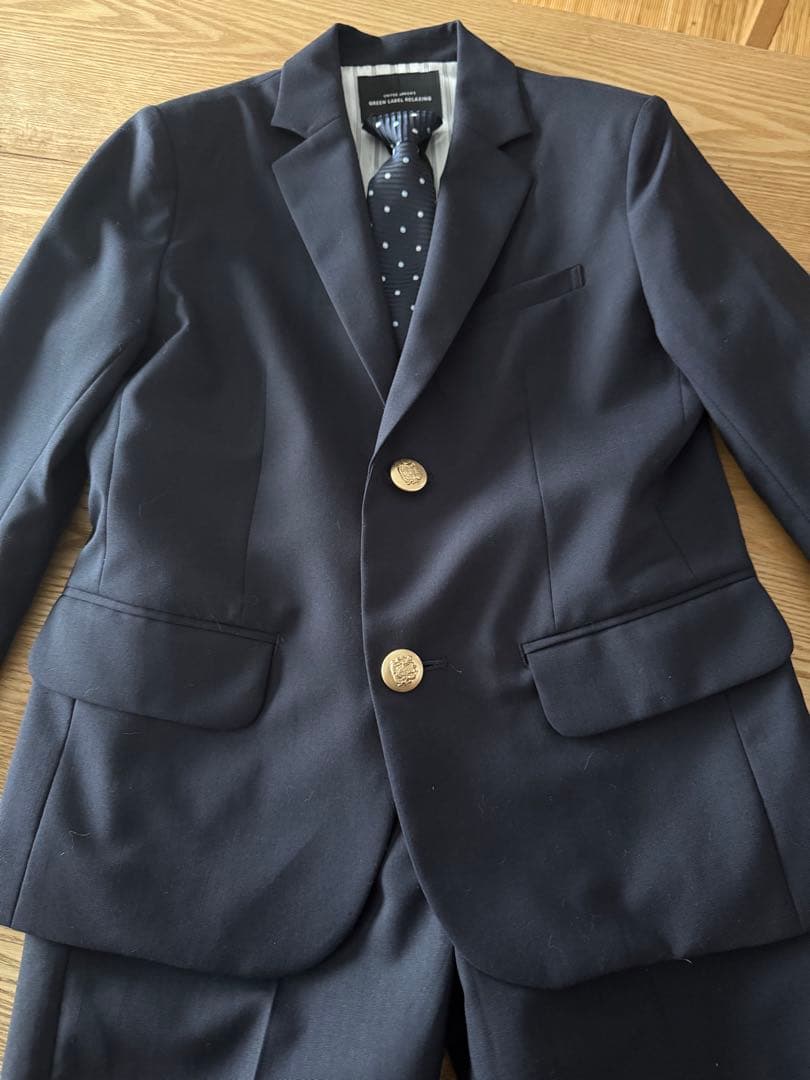 入学式卒園式　130 GREEN LABEL RELAXINGスーツネクタイ付き