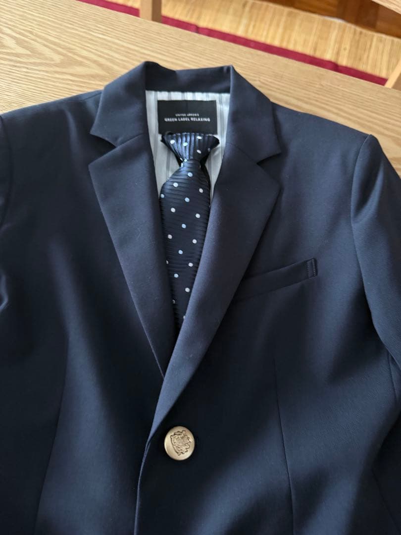 入学式卒園式　130 GREEN LABEL RELAXINGスーツネクタイ付き