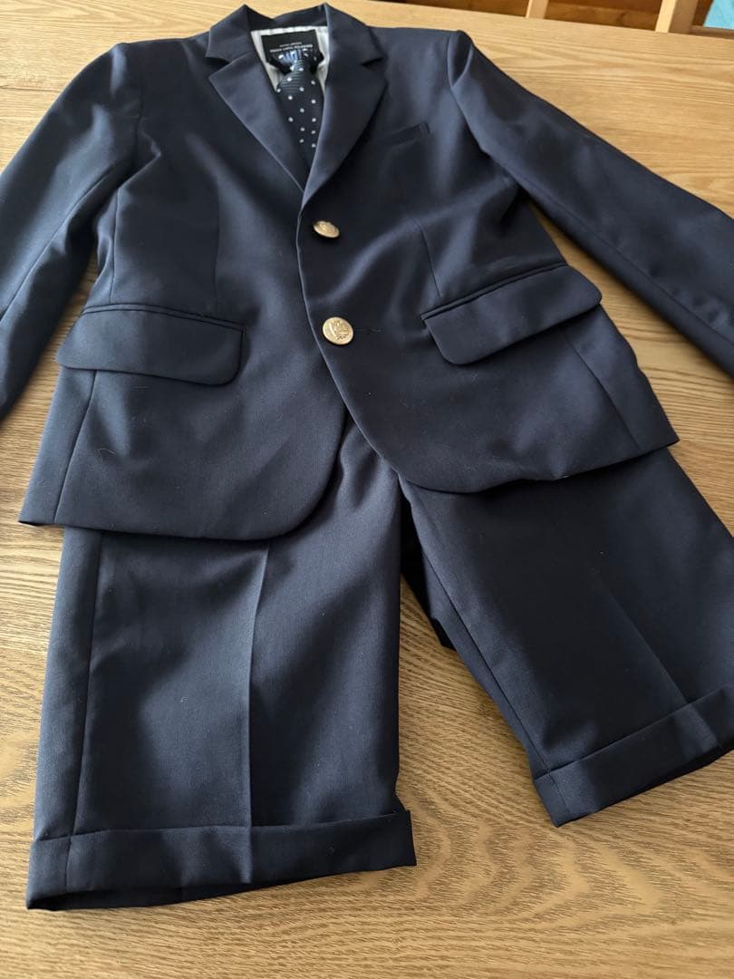 入学式卒園式　130 GREEN LABEL RELAXINGスーツネクタイ付き