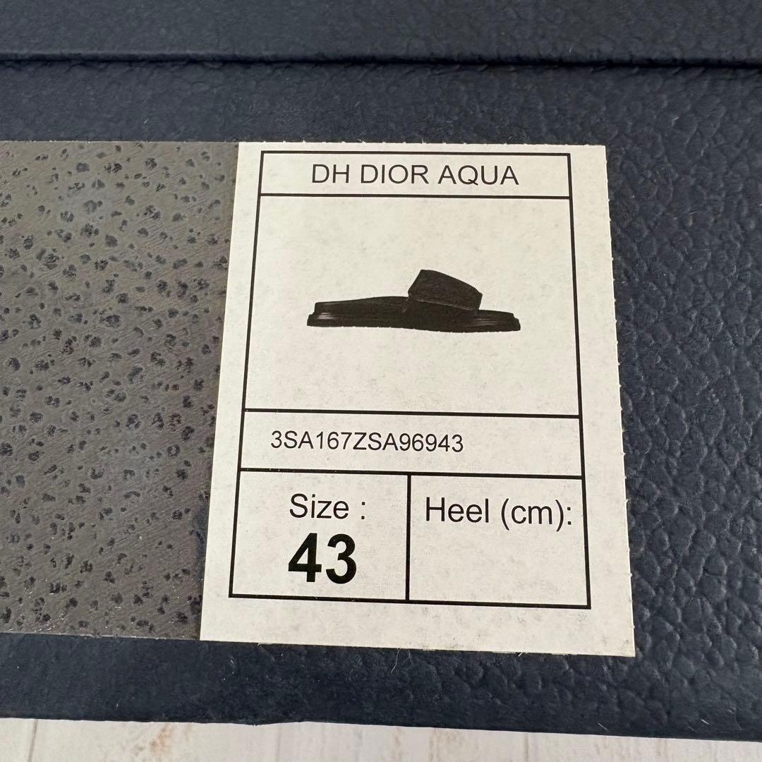 極美品✨ディオール Aqua サンダル オブリーク ジャガード 付属品完品