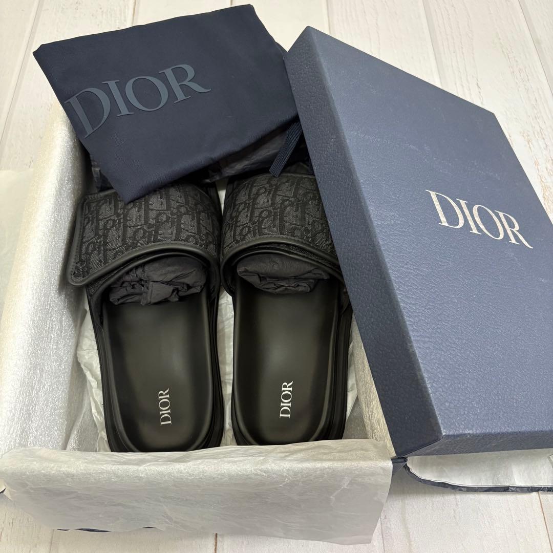 極美品✨ディオール Aqua サンダル オブリーク ジャガード 付属品完品