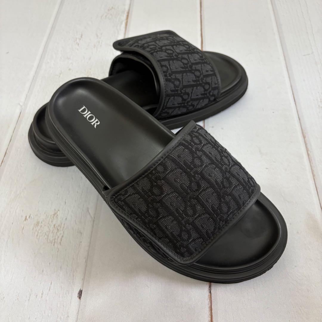 極美品✨ディオール Aqua サンダル オブリーク ジャガード 付属品完品