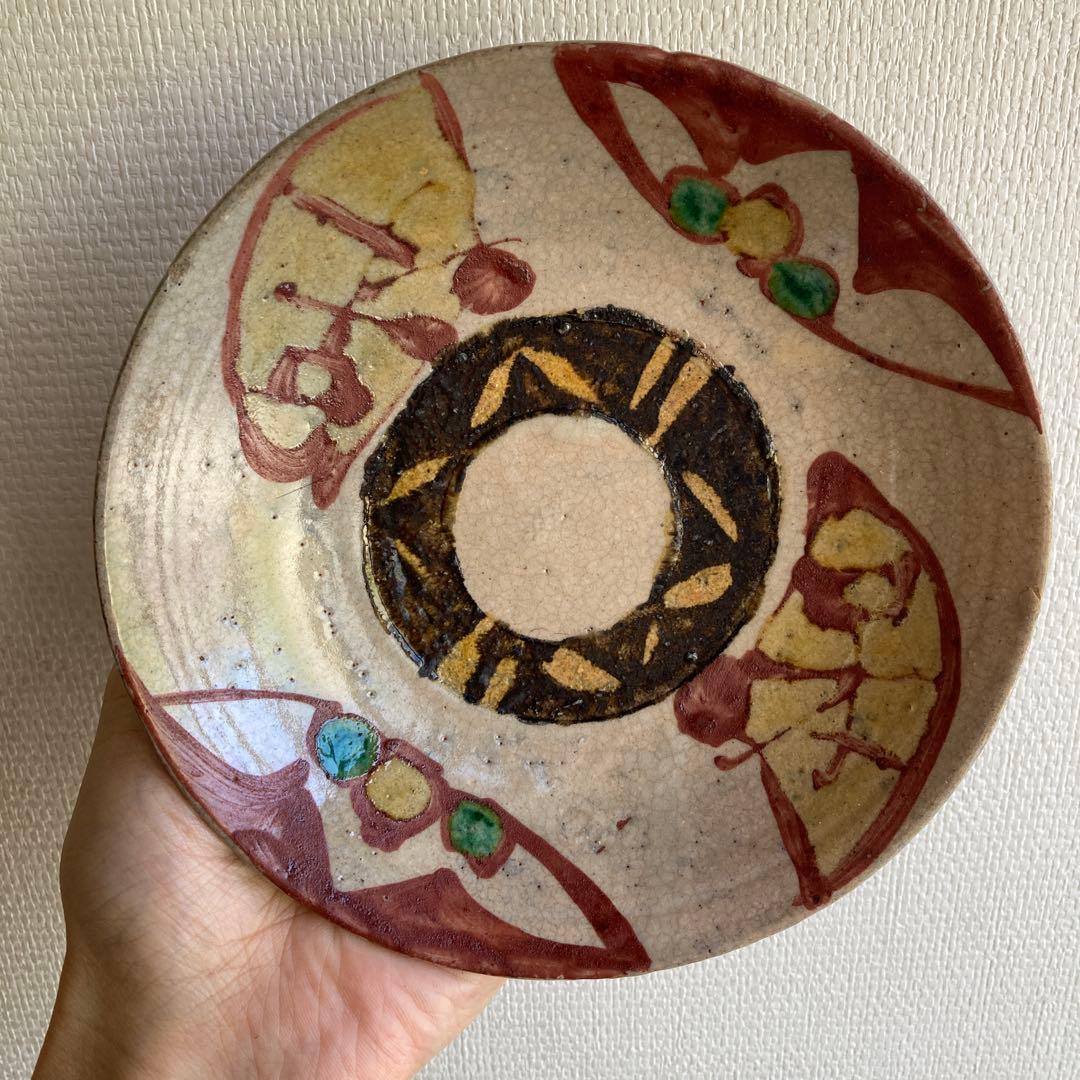 益子　合田好道　色絵五寸皿　検　浜田庄司　島岡達三　円道寺時代　民藝