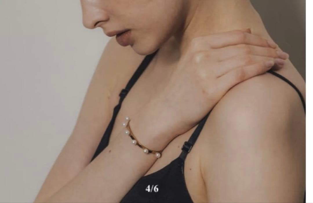 リプサリス　ゴールド パール　バングル　ブレスレット