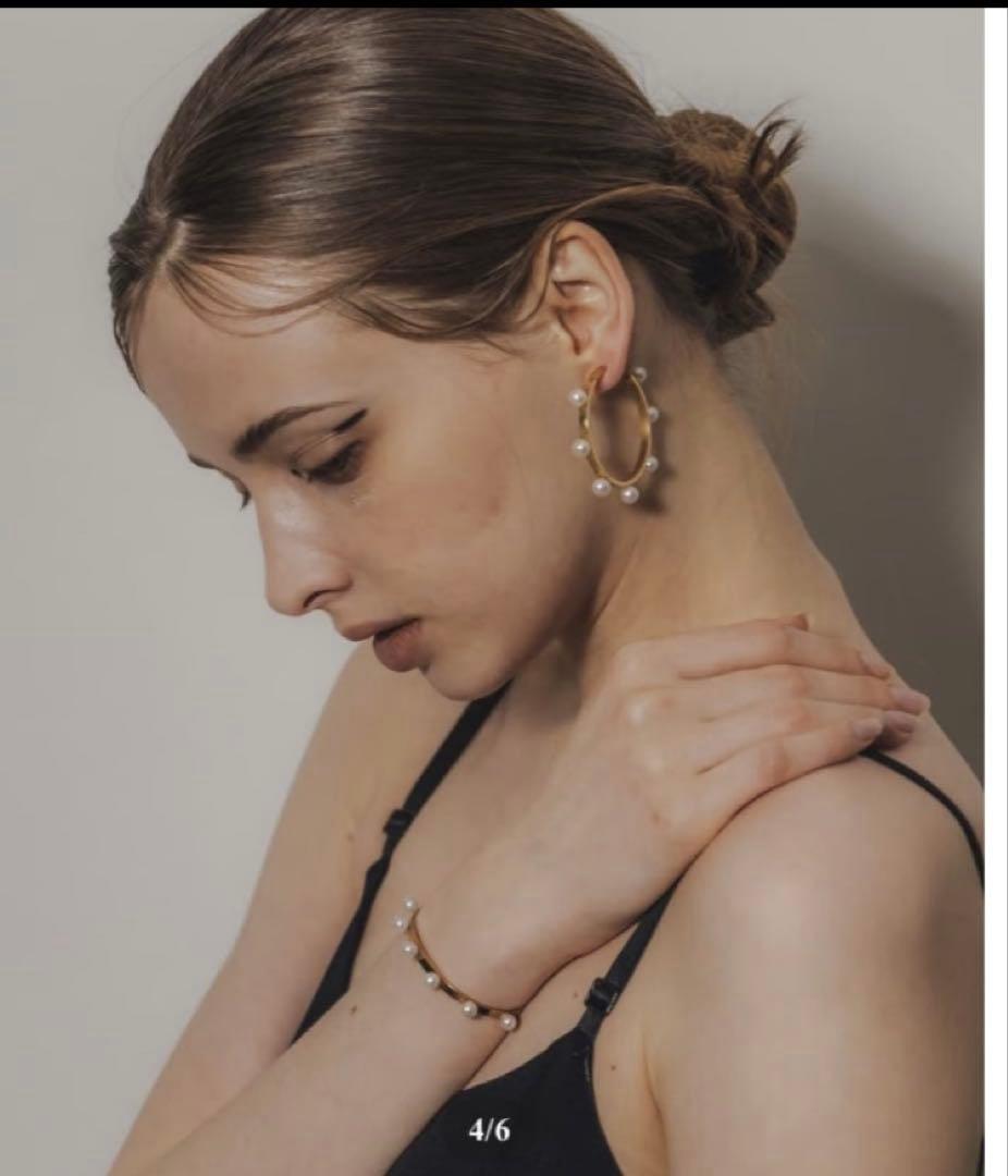 リプサリス　ゴールド パール　バングル　ブレスレット