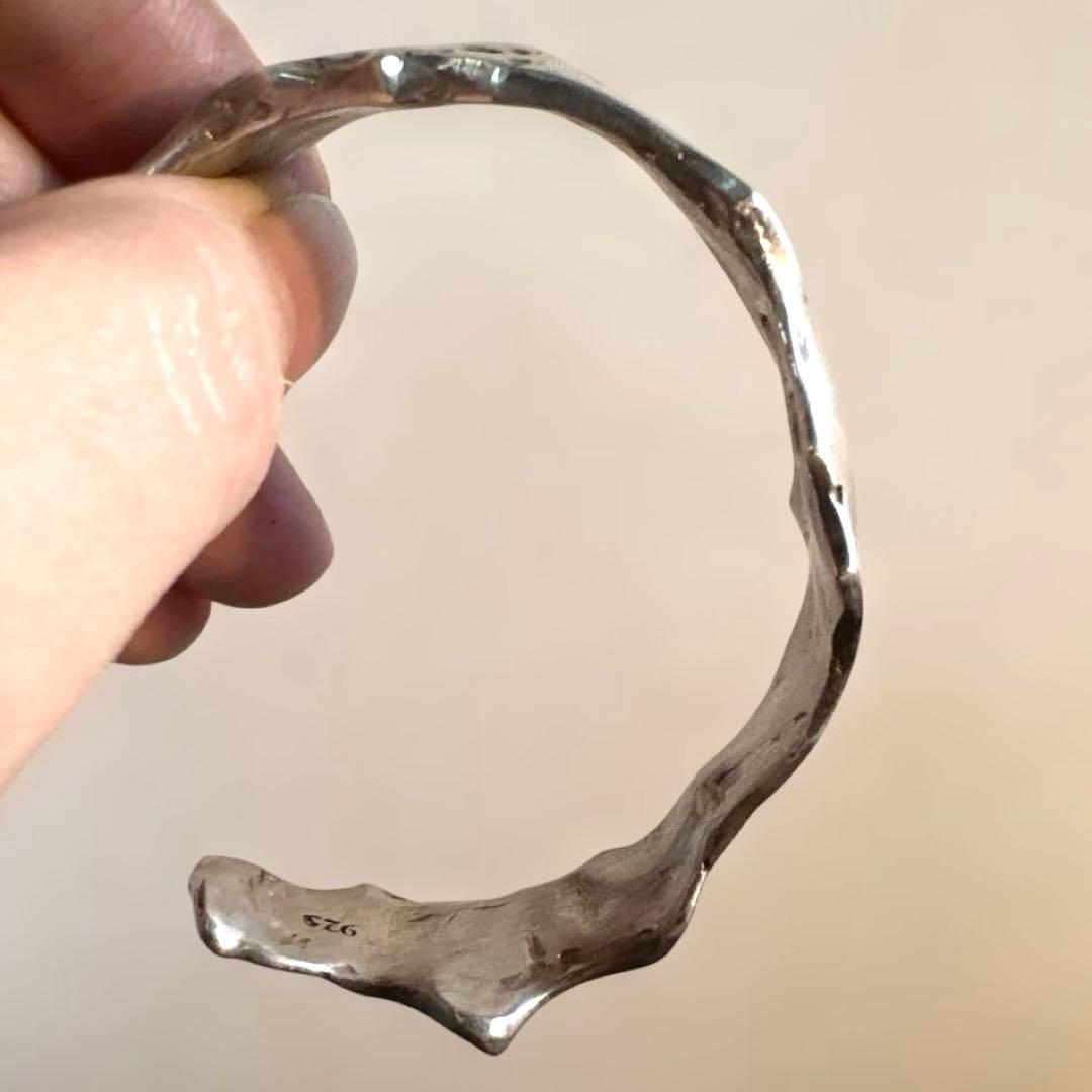 プリュイ　フローディアカフシルバー　Sサイズ