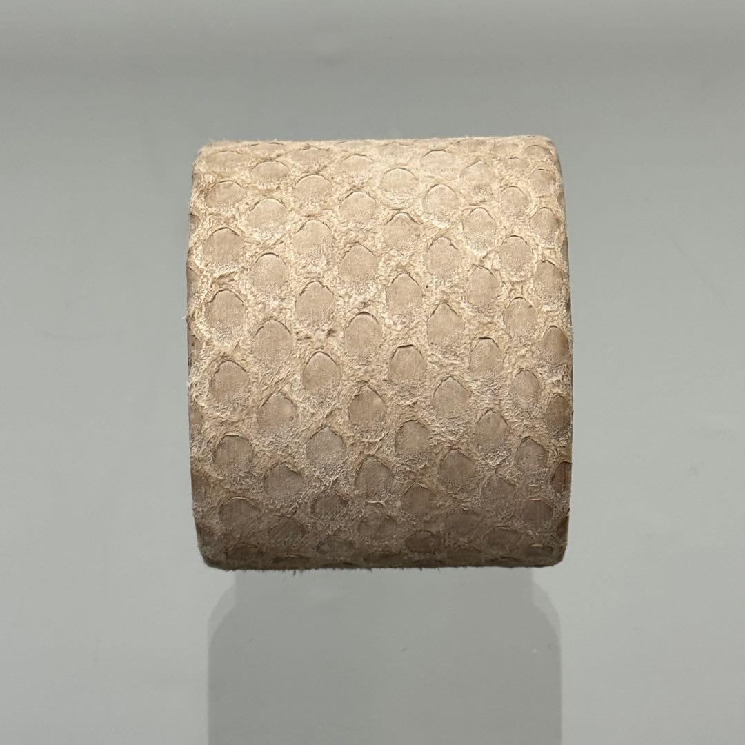 M*y様 【美品】 ブルネロクチネリ バングル パイソン レザー ヌバック ベー