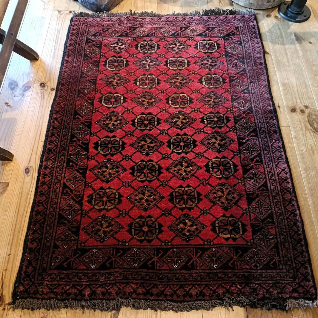 ※【koji koji】トライバルラグ ヴィンテージラグ アフガンラグ