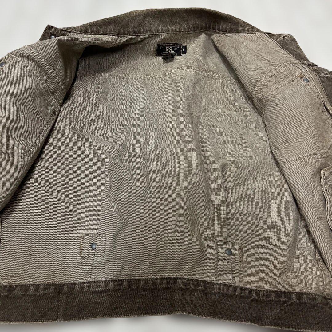 値下げ ダブルアールエル RRL 三ツ星 USA製 先染め 2nd Gジャン M